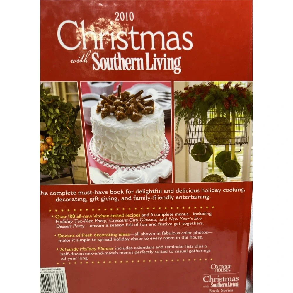 Southern Living Christmas Cookbook Special Edition 2009and 2010 Set Of 2‎